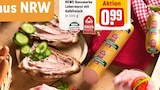 Leberwurst mit Kalbfleisch im Angebot bei REWE in Bottrop Leberwurst mit Kalbfleisch Angebote von REWE Hausmarke bei REWE Bottrop für 0,99 €