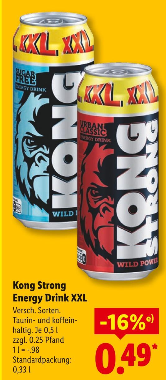 Kong Strong Energy Drink XXL