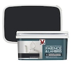 Peinture de rénovation faïence et lambris acrylique satin gris anthracite 2 L - V33 en promo chez Brico Dépôt Nancy à 58,90 €