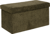 Pouf pliant double soana 76x38x38 cm - Soana à 24,99 € dans le catalogue Maxi Bazar