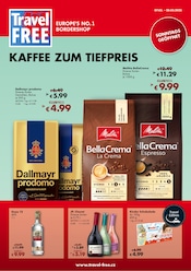 Aktueller Travel FREE Prospekt mit Spirituosen, "KAFFEE ZUM TIEFPREIS", Seite 1