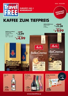 Melitta im Travel FREE Prospekt "KAFFEE ZUM TIEFPREIS" mit 11 Seiten (Dresden)