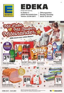 EDEKA Prospekt für Wermelskirchen mit 24 Seiten EDEKA Prospekt für Wermelskirchen: Aktuelle Angebote, 24 Seiten, 29.11.2021 - 04.12.2021