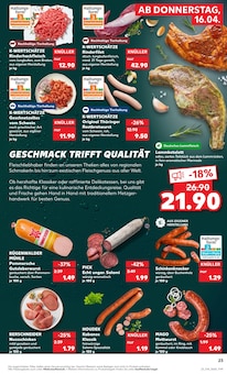 Bratwurst im Kaufland Prospekt "Aktuelle Angebote" mit 56 Seiten (Dresden)