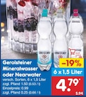 Aktuelle Wasser Angebote bei Netto Marken-Discount in Magdeburg Aktuelles Mineralwasser Angebot bei Netto Marken-Discount in Magdeburg ab 4,79 €
