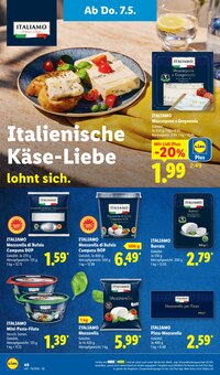 Mozzarella im Lidl Prospekt "LIDL LOHNT SICH" mit 73 Seiten (Bielefeld)