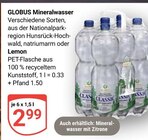 Mineralwasser von Globus im aktuellen GLOBUS Prospekt