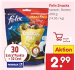 Aktuelle Felix Katzenfutter Angebote bei Netto Marken-Discount in Mannheim Aktuelles Felix Snacks Angebot bei Netto Marken-Discount in Mannheim ab 2,99 €