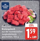 Bratengulasch bei E aktiv markt im Vögelsen Prospekt für 1,59 €