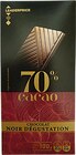 Chocolat noir 70% cacao à Casino Supermarchés dans Peille