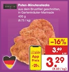 Netto Marken-Discount Rositz - Puten-Minutensteaks Angebot im Prospekt Puten-Minutensteaks bei Netto Marken-Discount im Rositz Prospekt für 3,29 €