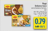 Sauce zu Geflügel Angebote von Maggi bei diska Plauen für 0,79 €