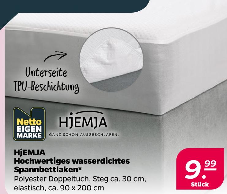 Hochwertiges wasserdichtes Spannbettlaken