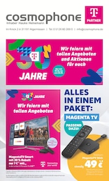 cosmophone Prospekt für Hildesheim mit 12 Seiten cosmophone Prospekt für Hildesheim: "30 JAHRE", 12 Seiten, 01.06.2025 - 26.06.2025