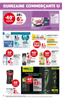 Promotion Axe dans le prospectus Super U, valable du 24/01/2023 au 05/02/2023 Promo Axe dans le catalogue Super U du moment à la page 22