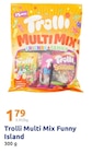 Multi Mix Funny Island im Angebot bei Action in Albstadt Multi Mix Funny Island Angebote von Trolli bei Action Albstadt für 1,79 €