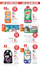 Promos Lessive dans le catalogue "LES 20 JOURS PLUS" de Hyper U Lessive en promo dans le catalogue Hyper U à la page 22