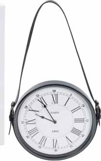 Wanduhr mit Lederband* bei BAUHAUS in Monheim Wanduhr mit Lederband* im Angebot bei BAUHAUS Monheim für 19,95 €