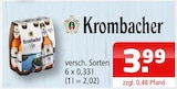 Aktuelle Krombacher Angebote bei Getränke Oase in Lünen Aktuelles Pils Angebot bei Getränke Oase in Lünen ab 3,99 €