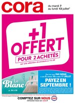 Catalogue Cora à Arcueil, avec 48 pages Prospectus Cora à Arcueil, "+1 offert pour deux achetés", 48 pages, 07/07/2020 - 13/07/2020