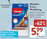UltraMax-Ersatz-Wischbezug von Vileda für 5,99 € bei ALDI SÜD im Angebot UltraMax-Ersatz-Wischbezug von Vileda im aktuellen ALDI SÜD Prospekt