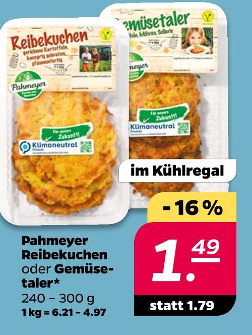 Reibekuchen oder Gemüsetaler