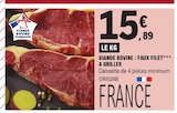 Faux filet à griller dans le catalogue E.Leclerc