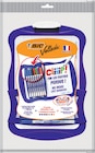 Kit ardoise effaçable à sec + 8 feutres fins - BIC VELLEDA en promo à 1,35 € chez Intermarché Super Kit ardoise effaçable à sec + 8 feutres fins - BIC VELLEDA dans le catalogue Intermarché Super
