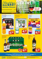 Aktueller Netto Marken-Discount Prospekt mit Bier, "DER ORT, AN DEM DU IMMER AUSGEZEICHNETE PREISE FINDEST.", Seite 1