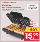 Aktuelle Waffeleisen Angebote bei Netto Marken-Discount in Mönchengladbach Aktuelles Waffeleisen Angebot bei Netto Marken-Discount in Mönchengladbach ab 15,99 €