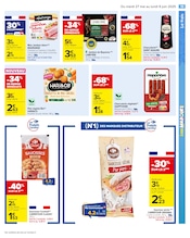 Saucisse Angebote im Prospekt "LE MOIS À VOS MARQUES, PRÊTS, PRÊTS, PARTEZ !" von Carrefour auf Seite 21