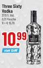 Vodka von Three Sixty im aktuellen Trinkgut Prospekt für 10,99 €