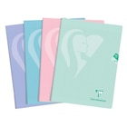 Cahier Mimesys Pastel - CLAIREFONTAINE en promo à 2,45 € chez Carrefour Cahier Mimesys Pastel - CLAIREFONTAINE dans le catalogue Carrefour