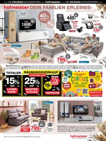Fernsehsessel im aktuellen hofmeister Prospekt (Stuttgart) Fernsehsessel im hofmeister Prospekt "SPAR & ERLEBNISWOCHEN" mit 12 Seiten (Stuttgart)