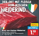 Brust vom Irischen Weiderind von  im aktuellen Netto Marken-Discount Prospekt für 1,19 €
