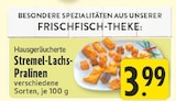 Hausgeräucherte Stremel-Lachs-Pralinen im aktuellen Prospekt bei EDEKA in Raubach