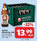 Münchner Hell Angebote von Spaten bei Markant Nordwest Detmold für 13,99 €