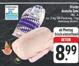 Frische deutsche Ente im Angebot bei EDEKA in Plauen Frische deutsche Ente Angebote bei EDEKA Plauen für 8,99 €