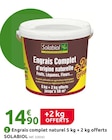 Promo Engrais complet naturel 5 kg + 2 kg offerts à 14,90 € dans le catalogue Mr. Bricolage à Châteaubernard