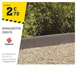 Promo Bordurette Droite à 2,70 € dans le catalogue Tout Faire à Noirétable