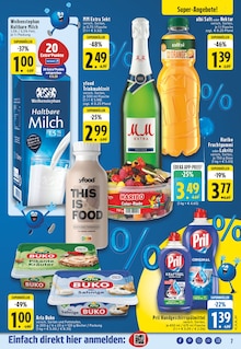 Milch im EDEKA Prospekt "Aktuelle Angebote" mit 28 Seiten (Düsseldorf)