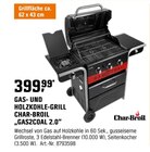 Aktuelles Gas- und Holzkohle-Grill „Gas2coal 2.0“ Angebot bei OBI in Krefeld ab 399,99 €
