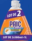 Liquide vaisselle Excel 24h ultra dégraissant parfum mandarine(b) - PAIC en promo chez Intermarché Express Tours à 3,39 €