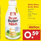Aktuelle Milch Angebote bei Netto Marken-Discount in Remscheid Aktuelles Reine Butter Milch Angebot bei Netto Marken-Discount in Remscheid ab 0,59 €