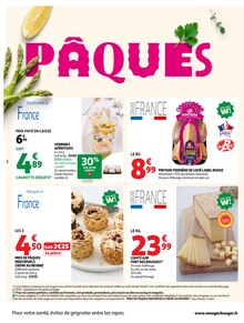 Catalogue Auchan Hypermarché de la semaine 14, "FÊTONS PÂQUES", page 2, 31/03/2026 - 06/04/2026 Prospectus Auchan Hypermarché en cours, "FÊTONS PÂQUES", page 2 sur 16