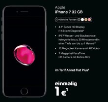 Becker Kommunikationsservice Vreden - iPhone 7 iPhone 7 Angebot bei Becker Kommunikationsservice Vreden im Prospekt "Liebe Kunden, wir sind für Sie da!"
