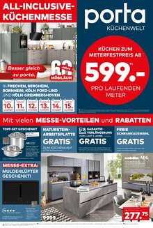 Küche im porta Möbel Prospekt "ALL-INCLUSIVE-KÜCHENMESSE" mit 2 Seiten (Bergisch Gladbach)