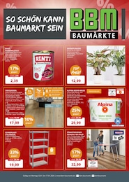 BBM Baumarkt Prospekt für Ronnenberg mit 16 Seiten BBM Baumarkt Prospekt für Ronnenberg: "So schön kann Baumarkt sein", 16 Seiten, 12.01.2026 - 17.01.2026