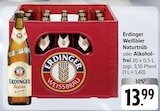 Weißbier Naturtrüb oder Alkoholfrei Angebote von Erdinger bei E center Lahr für 13,99 €