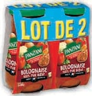 Sauce Bolognaise 100% Pur Boeuf Français - PANZANI en promo chez Super U Mérignac à 1,77 €